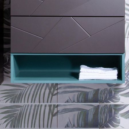 Ниша для тумбы Бриклаер КРИСТАЛЛ 70 см, муссон, артикул 4627125414862