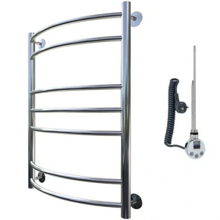 Электрический полотенцесушитель Тругор Приоритет 3 элТЭН 80x40 Хром, артикул Приоритет3/элТЭН8040