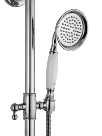 Душевая система WONZON & WOGHAND RETRO, Хром (WW-88739020-CR), артикул WW-88739020-CR