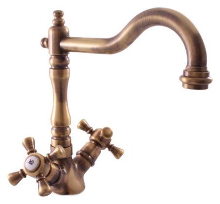 Смеситель для раковины Rav Slezak Morava retro MK320.5/8 хром, артикул MK320.5/8