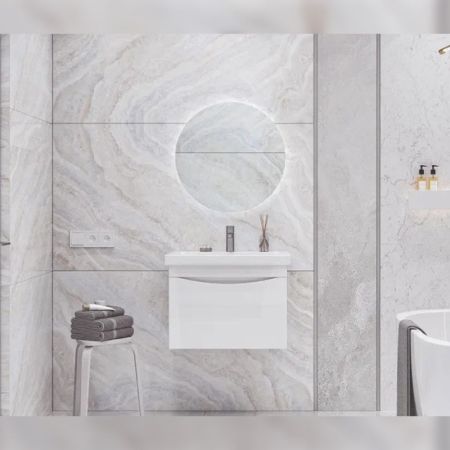 Тумба под раковину подвесная Velvex Vizo tpVIZ.60.1Y-21, 60 см, артикул tpVIZ.60.1Y-21