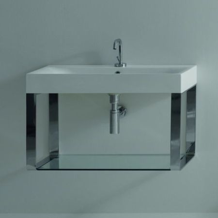 KERASAN Cento раковина 70х45 с 1 отв подвесная/накладная, белый, артикул 353201*1