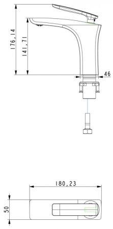 Смеситель для раковины Timo Helmi 4061/00-16F Хром Белый