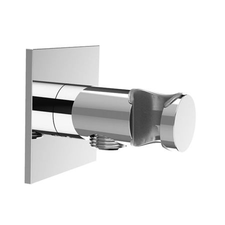 Шланговое подсоединение, Almar, Showers Accessories, держатель-в комплекте, стандарт подвода воды-1/2", цвет-хром, артикул E095039.CR