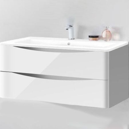 Тумба под раковину Vincea Roberta VMC-1R100LW подвесная L.White, артикул VMC-1R100LW