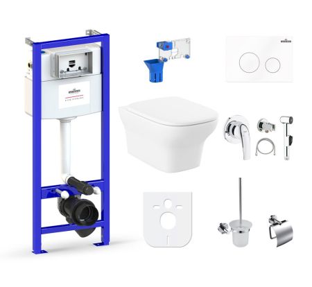 Комплект 10 в 1 Lavinia Boho Bristol Rimless 98010173, премиум с пластиковой клавишей, артикул 98010173