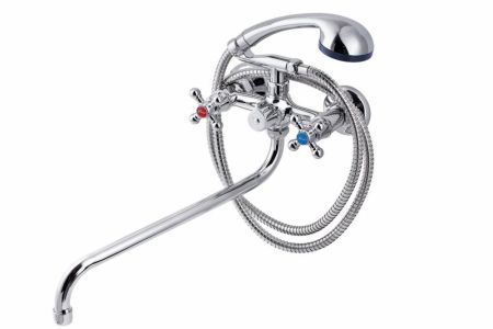 Смеситель для ванны с душем FAUZT FZs-511-54 тип См-ВУДРНШлА, артикул FZs-511-54