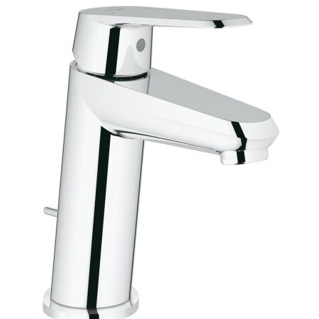 Смеситель для раковины GROHE Eurodisc Cosmopolitan с донным клапаном, уменьшенный, хром (23049002), артикул 23049002