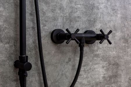 Душевая система Orange Mia M34-922b Черная, артикул M34-922b