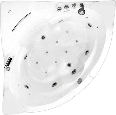 Акриловая ванна Gemy G9082 K 152х152 с гидромассажем