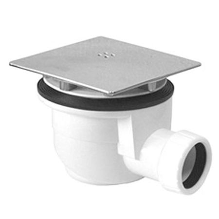 Сифон для душевых поддонов 90/50 хром, квадрат