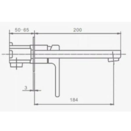 Смеситель для раковины Raglo R30.11, хром