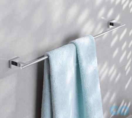 Держатель для банного полотенца GROHE Essentials Cube 600 мм, хром (40509001) Держатель для банного полотенца GROHE Essentials Cube 600 мм, хром (40509001)