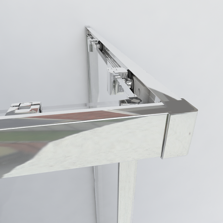 Душевой уголок Garda VSS-1G9012CL, 1200*900, хром, стекло прозрачное, артикул VSS-1G9012CL