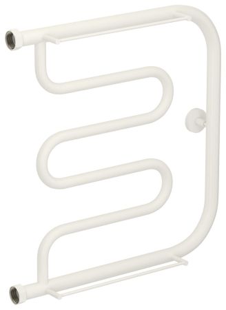 Полотенцесушитель водяной "Лира+" 2П 500х500 Н. Г. 1" (Матовый Белый)