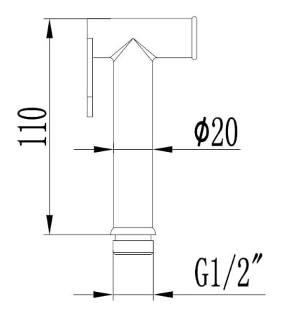 Гигиенический душ, артикул: HSB150, ESKO