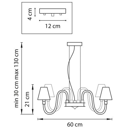 Люстра подвесная Bianco Lightstar 760106, артикул 760106