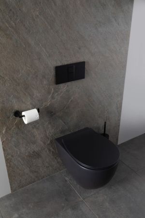 Чаша подвесного унитаза Allen Brau Reality 4.32006.31 черный матовый, артикул 4.32006.31