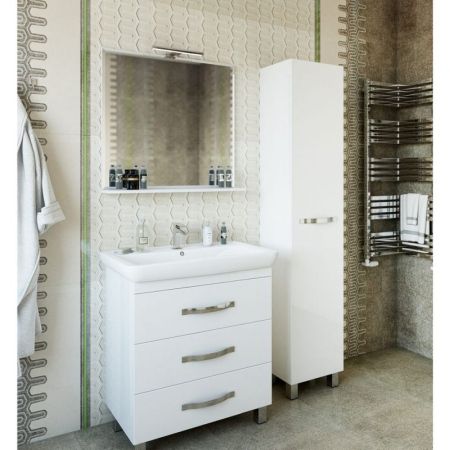 Зеркало Sanflor Одри 70 Н0000001156 Белое, артикул Н0000001156