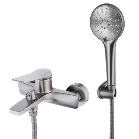 Смеситель для ванны и душа Lemark Bronx (LM3714GM), артикул LM3714GM