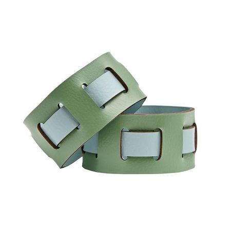 ADJ Кольцо для салфеток Bottega, D5 см., цвет: эвкалипт/небесный, артикул 010.B.60/50