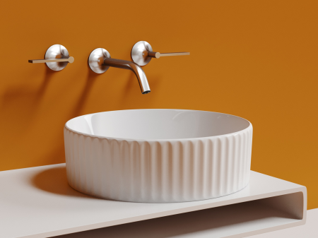 Умывальник чаша накладная круглая Элемент (Element) 360x360x115мм, артикул CN6057