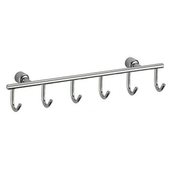 Планка с крючками Savol S-005256, хром