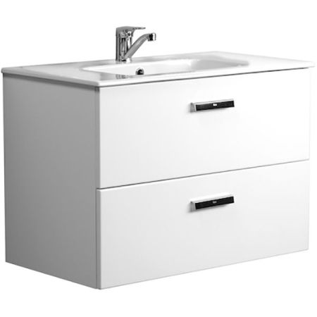 Тумба под раковину ROCA VICTORIA NORD 78,6 ZRU9000032 (подвесная, белый глянец), шт, артикул ZRU9000032