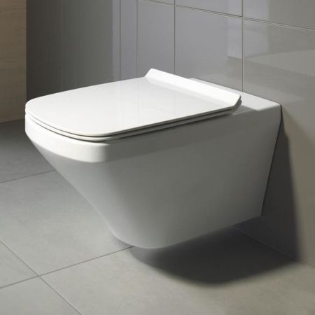 DURAVIT DURASTYLE Комплект: подвесной унитаз Rimless 2551090000 370х540 мм.+сиденье с SoftClose 006379 цена с нашего склада), артикул 45510900A1 (255109+006379)