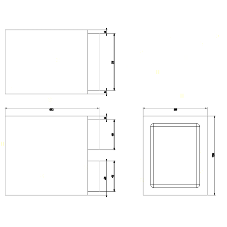 Gessi Rettangolo Стакан настольный, цвет: хром/черный