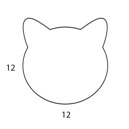 ADJ Костер детский Cat, 12x12 см., цвет: капучино/шоколад, артикул 0013.04/06