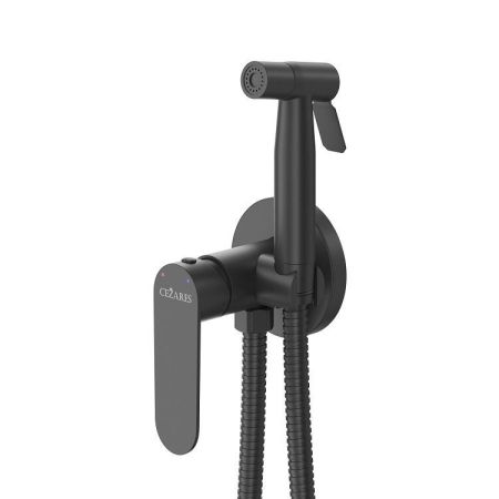 STYLUS-DIF-NOP Гигиенический душ со смесителем, черный матовый, артикул STYLUS-DIF-NOP