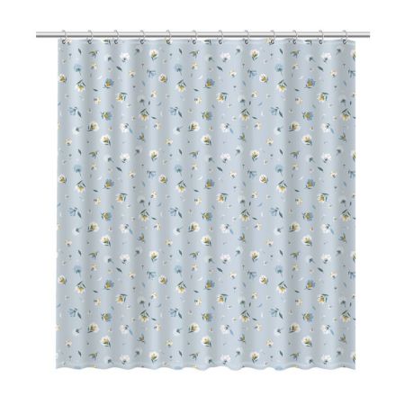 Штора для ванной комнаты FIXSEN DESIGN FX-1509, серый/цветной, артикул FX-1509