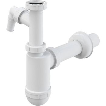 Сифон для раковины Alcaplast A43P Белый