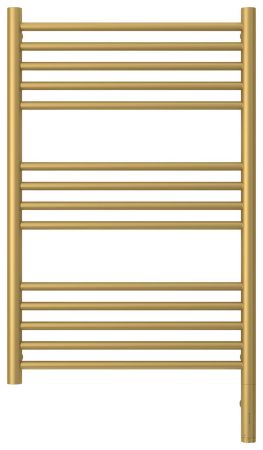 Полотенцесушитель электрический "БОГЕМА 3.0" прямая 800х500 / МЭМ правый (Матовое золото)