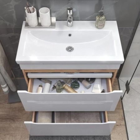 Тумба под раковину напольная VIGO Grani 203 дуб золотой, 80 см, артикул 203 дуб золотой