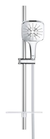 Душевой гарнитур GROHE Rainshower SmartActive 130 Cube, 3 вида струй, хром (26584000)