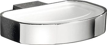 Gedy G-Kent, настенная стеклянная мыльница, цвет хром