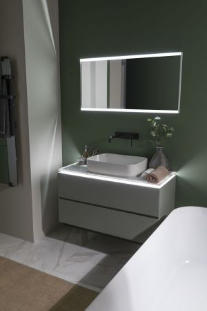 Тумба под раковину Allen Brau Infinity 100 1.21003.CGM олива матовый, артикул 1.21003.CGM