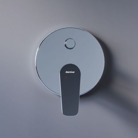 777100000 Jupiter, смеситель монтируемый в стену ванной - душевой, хром, артикул 777100000