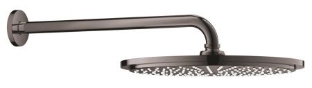 Верхний душ GROHE Rainshower с кронштейном, темный графит глянец (26066A00)