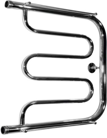 Водяной полотенцесушитель Тругор ПМ 1 П 50x60 с полкой Хром, артикул ПМ1/5060П