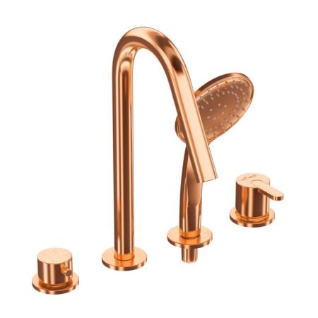 Смеситель на борт ванны LEAF-BVDM4, артикул LEAF-BVDM4-BIO