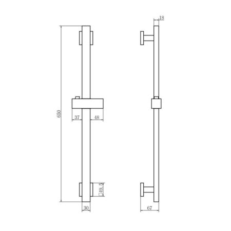 Душевой гарнитур FASHUN N8002, сатин