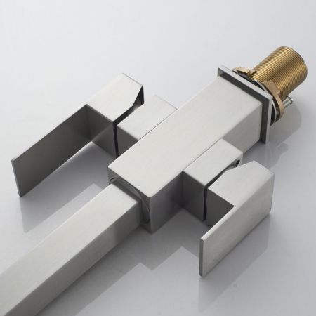 Смеситель для кухни с подключением фильтра Shevanik S148L, сатин, артикул S148L