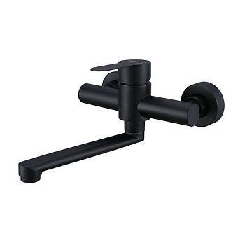 Смеситель для кухни/для умывальника настенный Fmark FS8207H, черный