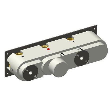 Внутрення часть, Carimali, для смесителя c держателем для душа, на 4 выхода, установка-горизонтальная, цвет-хром