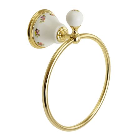 PROVANCE Кольцо, керамика с декором/золото, артикул 17696