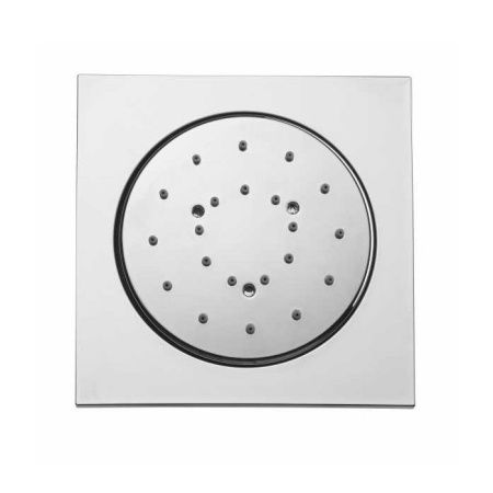 Bossini CUBIC-REG Форсунка настенная поворотная, самоочищающаяся,100х100 мм, хром Bossini CUBIC-REG Форсунка настенная поворотная, самоочищающаяся,100х100 мм, хром