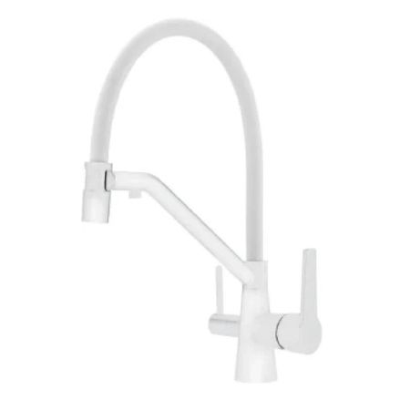 Смеситель для кухни с подключением фильтра Raglo R80.62.08, белый, артикул R80.62.08
